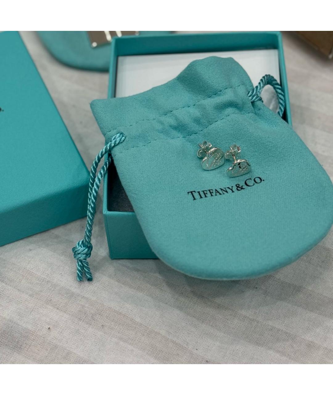 TIFFANY&CO Серебряные серебряные серьги, фото 5