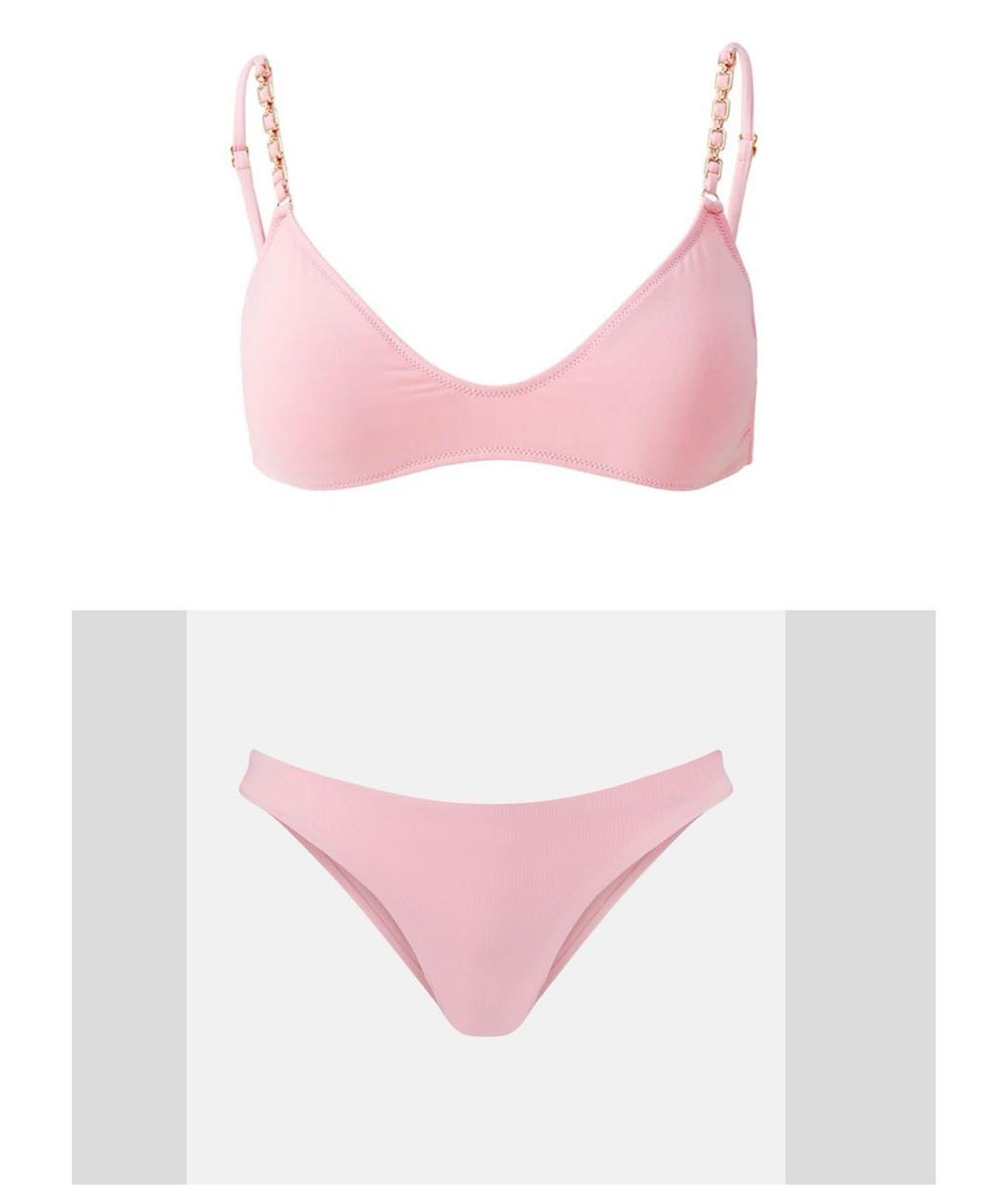 Melissa Розовый полиэстеровый купальник, фото 4