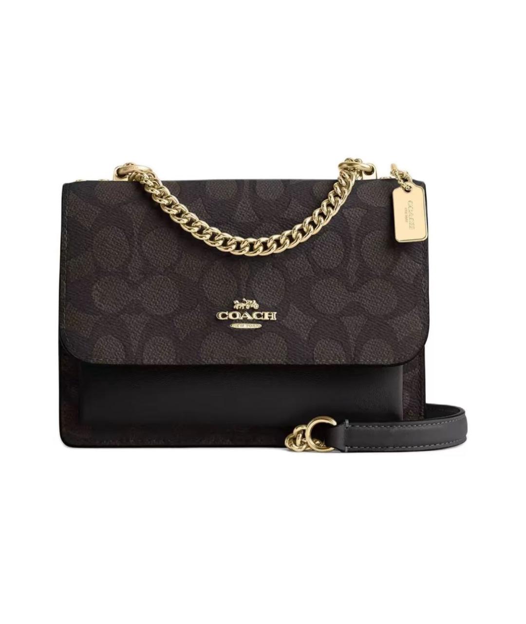 COACH Коричневая сумка через плечо, фото 9