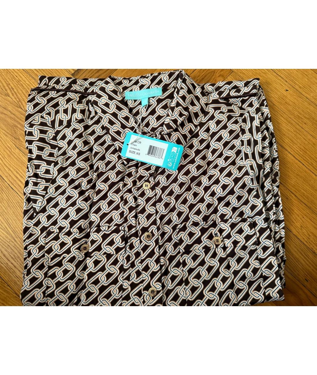 Melissa Коричневый вискозный комбинезон, фото 2