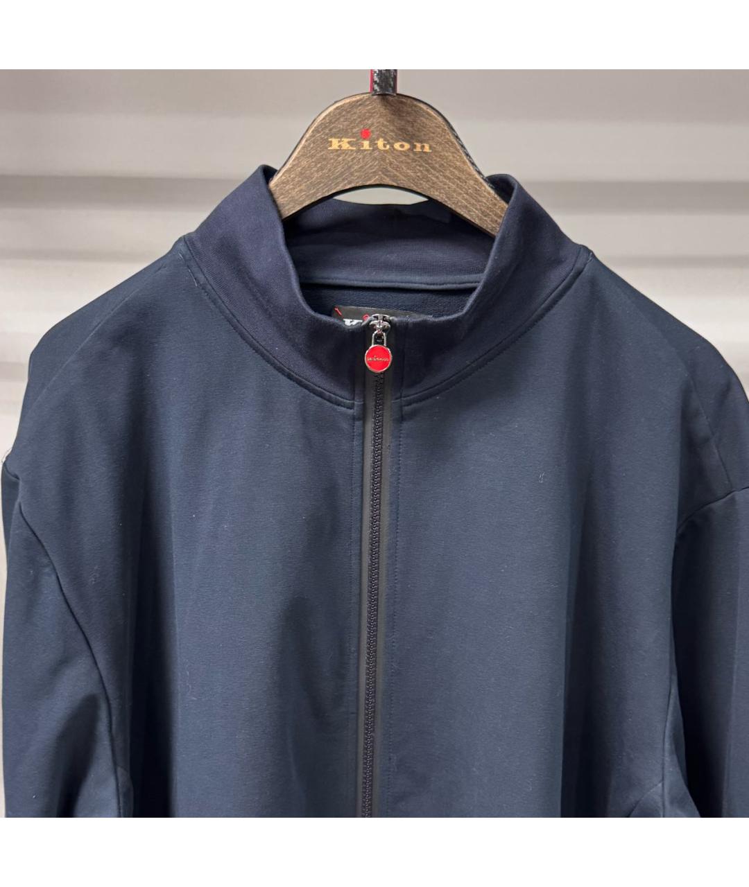KITON Темно-синий кардиган, фото 2