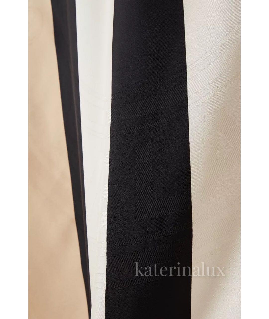 BURBERRY Бежевый шелковый платок, фото 6