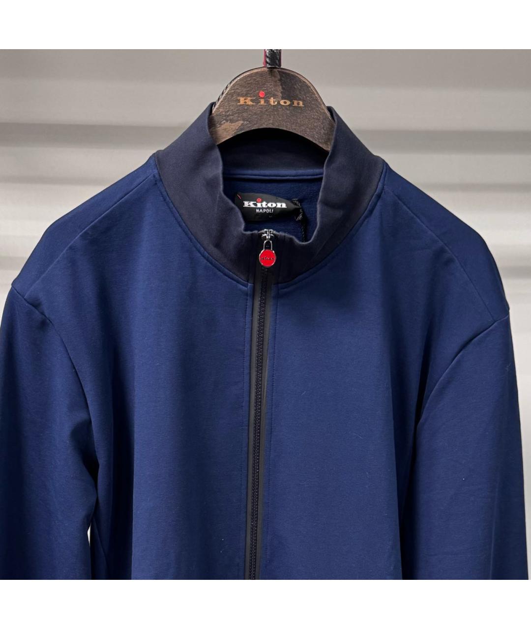 KITON Темно-синий кардиган, фото 2