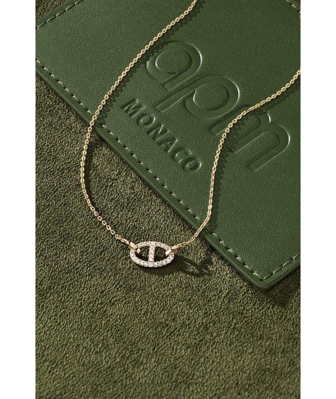 APM Monaco Золотое серебряное колье, фото 2