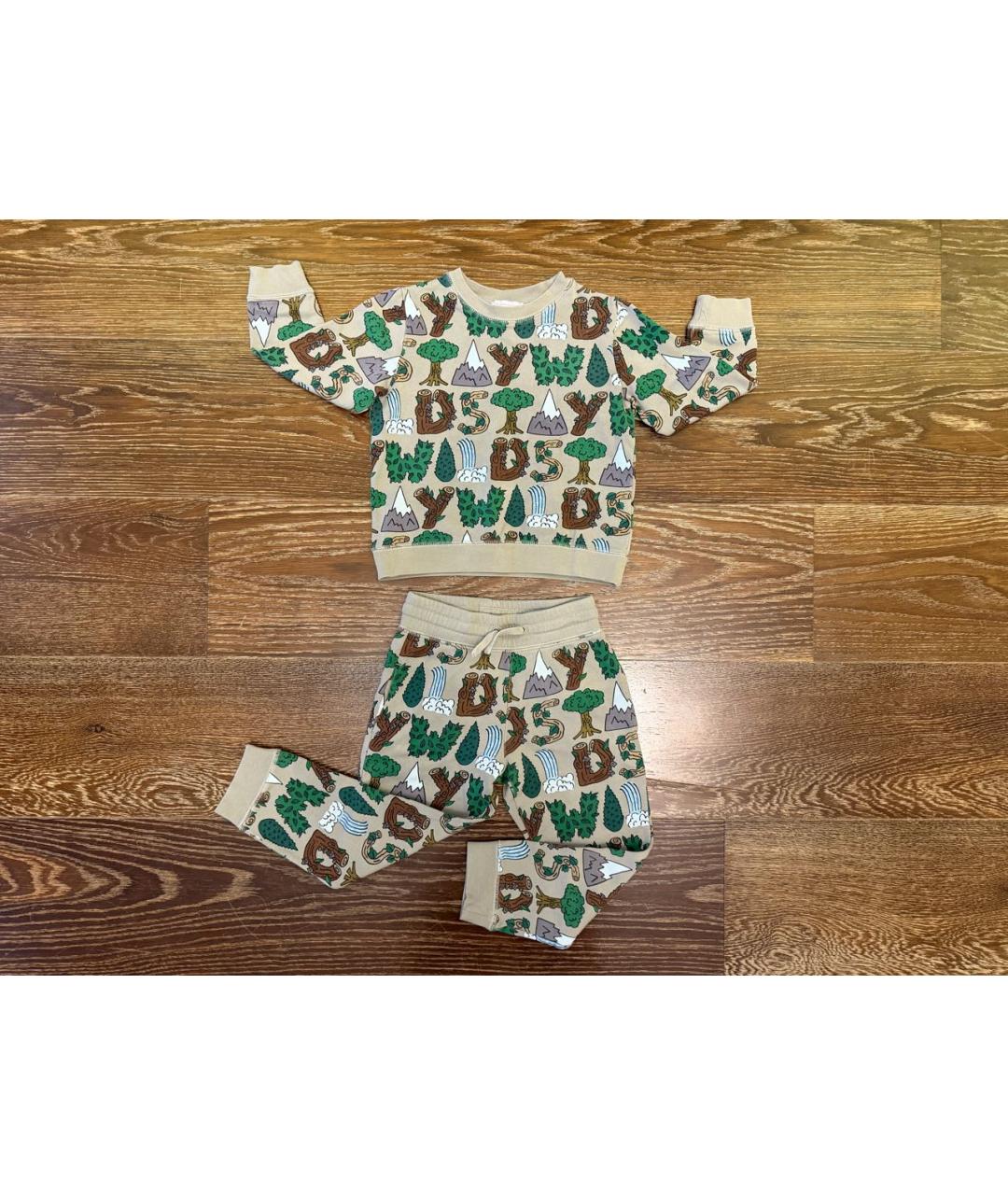 STELLA MCCARTNEY KIDS Серый хлопковый комплект, фото 8