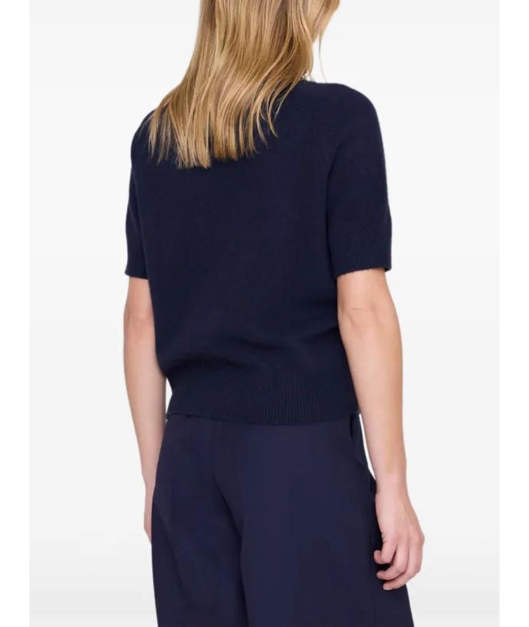 ANINE BING Темно-синий кашемировый джемпер / свитер, фото 3