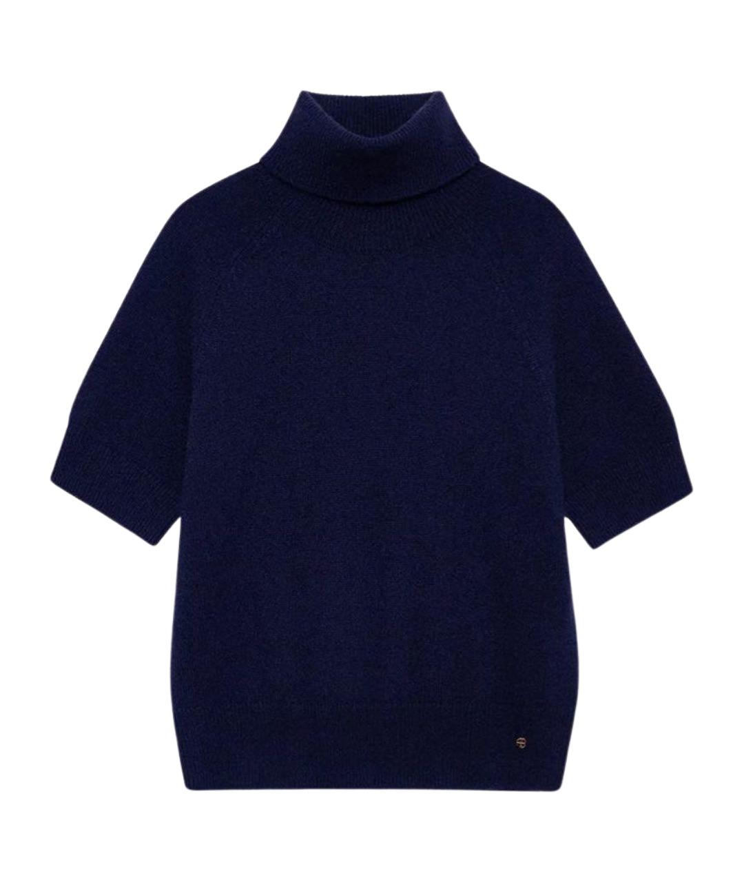 ANINE BING Темно-синий кашемировый джемпер / свитер, фото 1