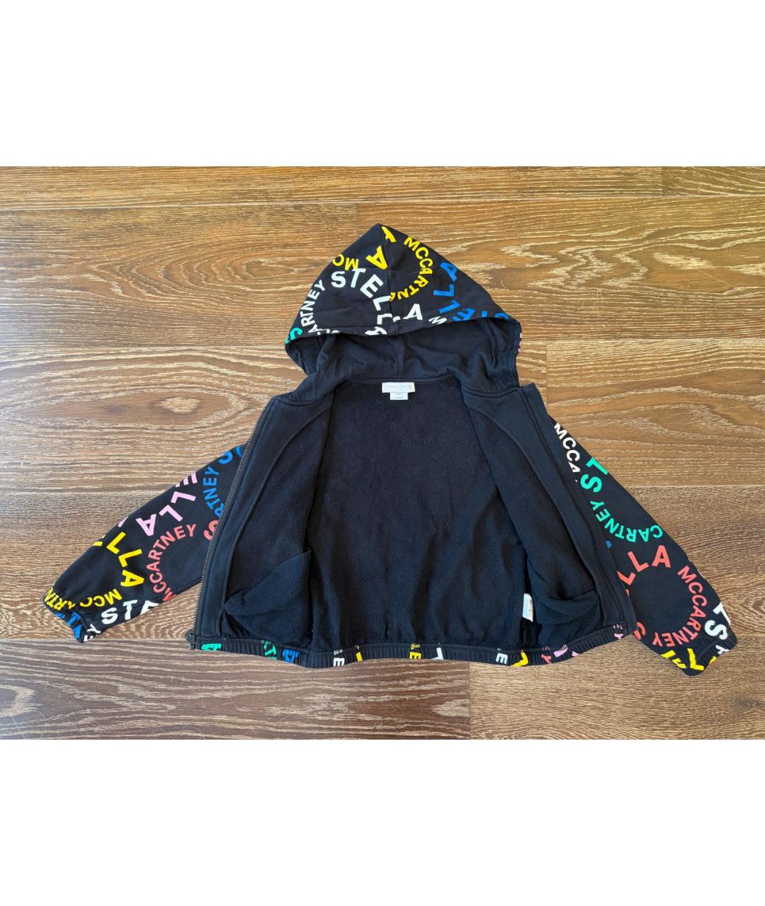 STELLA MCCARTNEY KIDS Черный хлопковый комплект, фото 3