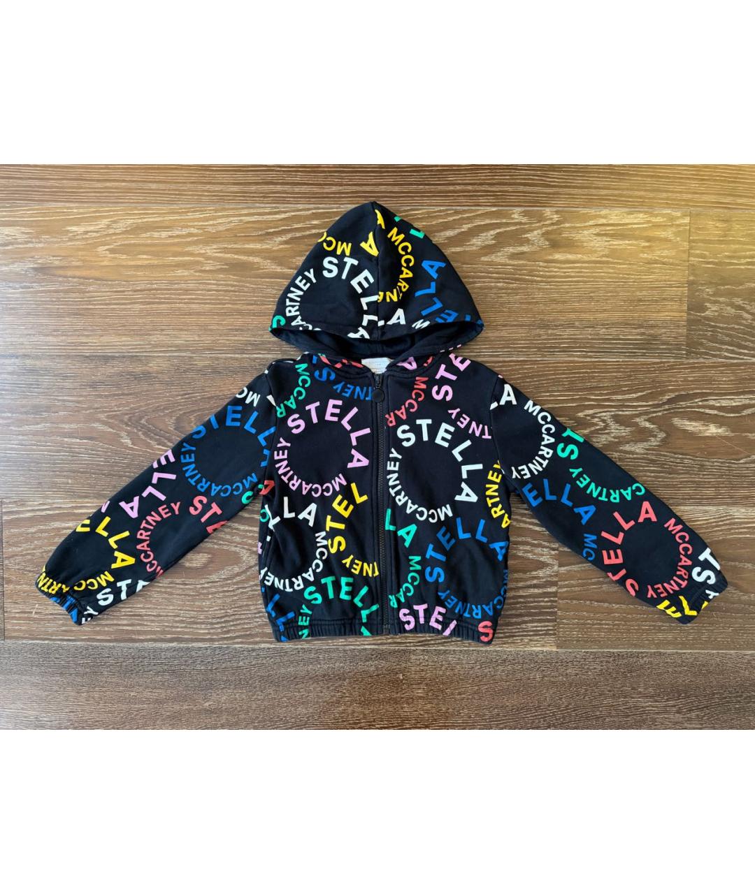 STELLA MCCARTNEY KIDS Черный хлопковый комплект, фото 2