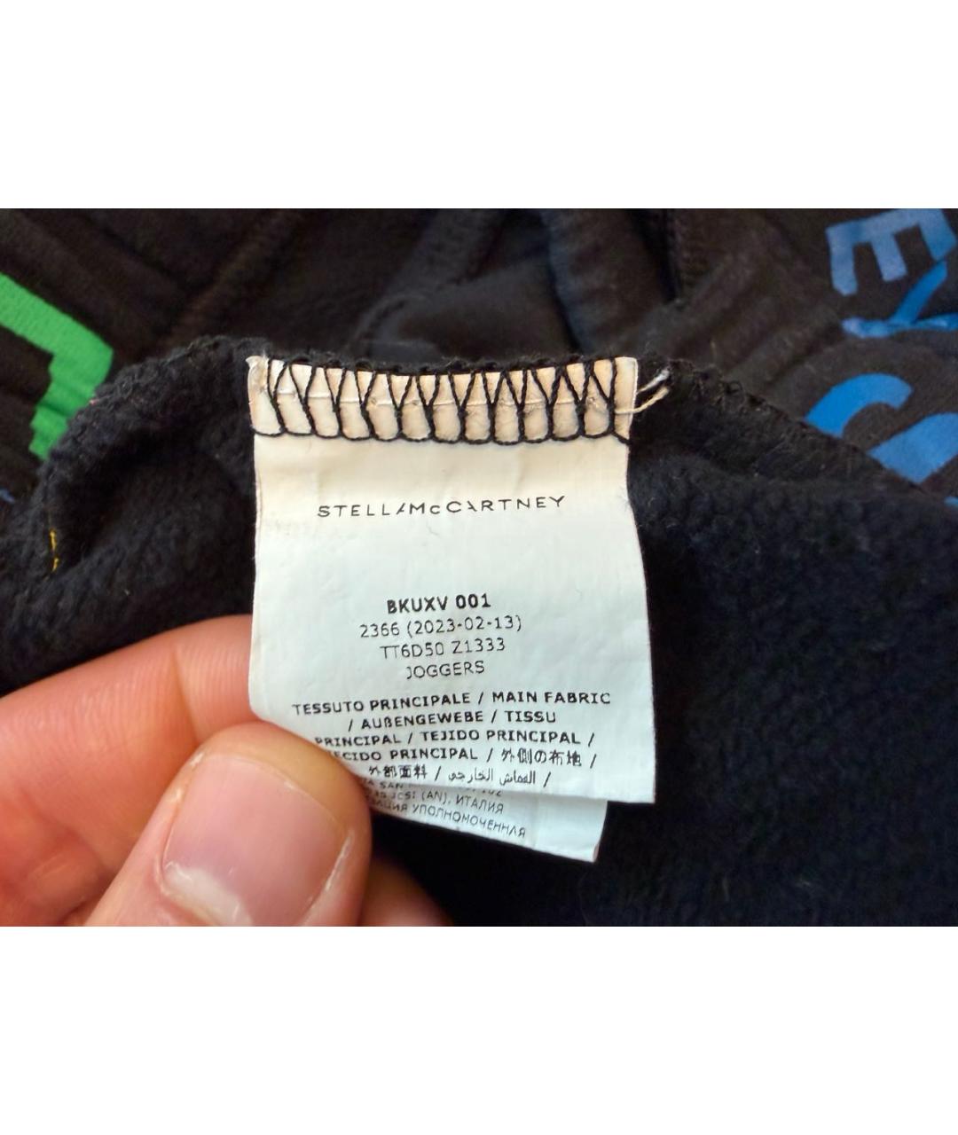 STELLA MCCARTNEY KIDS Черный хлопковый комплект, фото 8