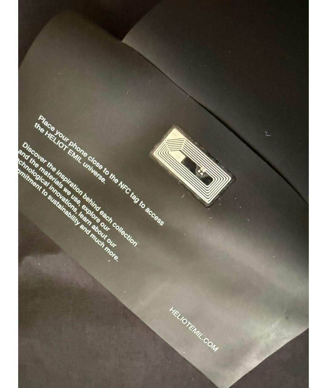 HELIOT EMIL Черный полиэстеровый пуховик, фото 3