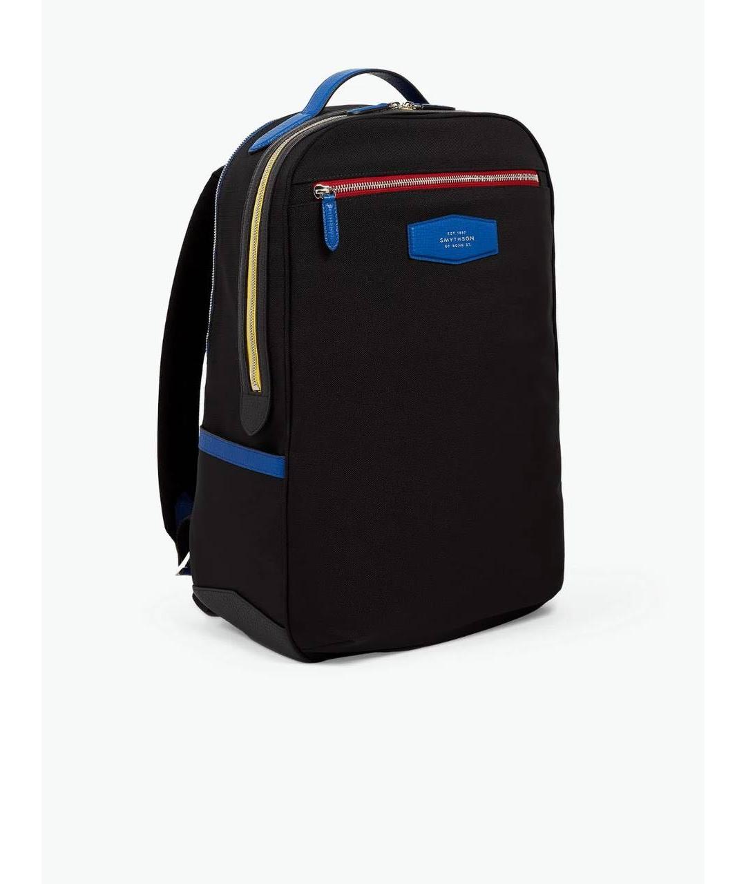 SMYTHSON Черный синтетический рюкзак, фото 4
