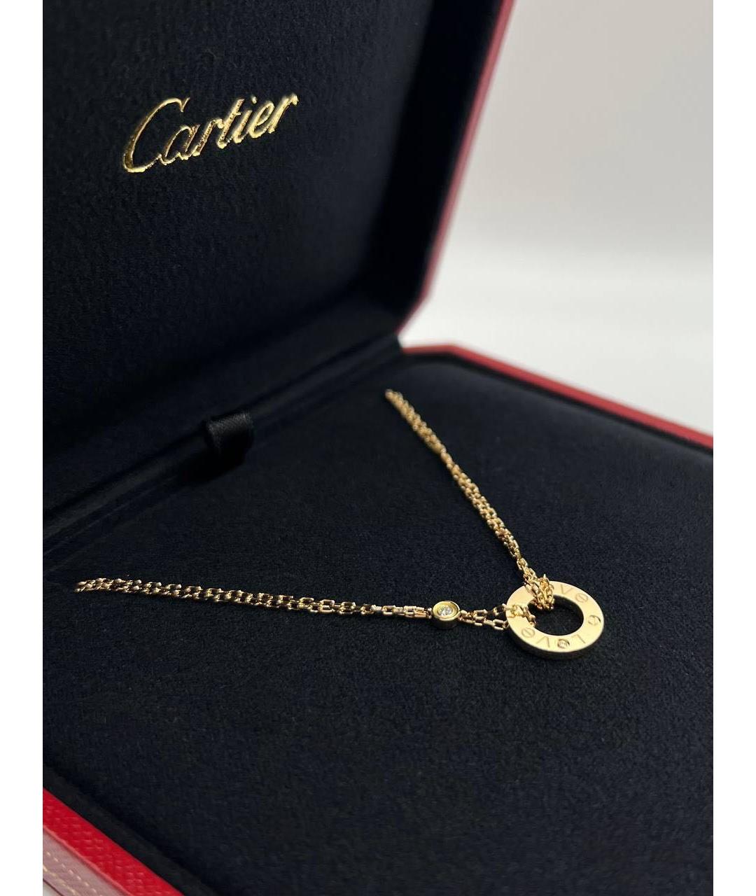 CARTIER Золотое колье из желтого золота, фото 2