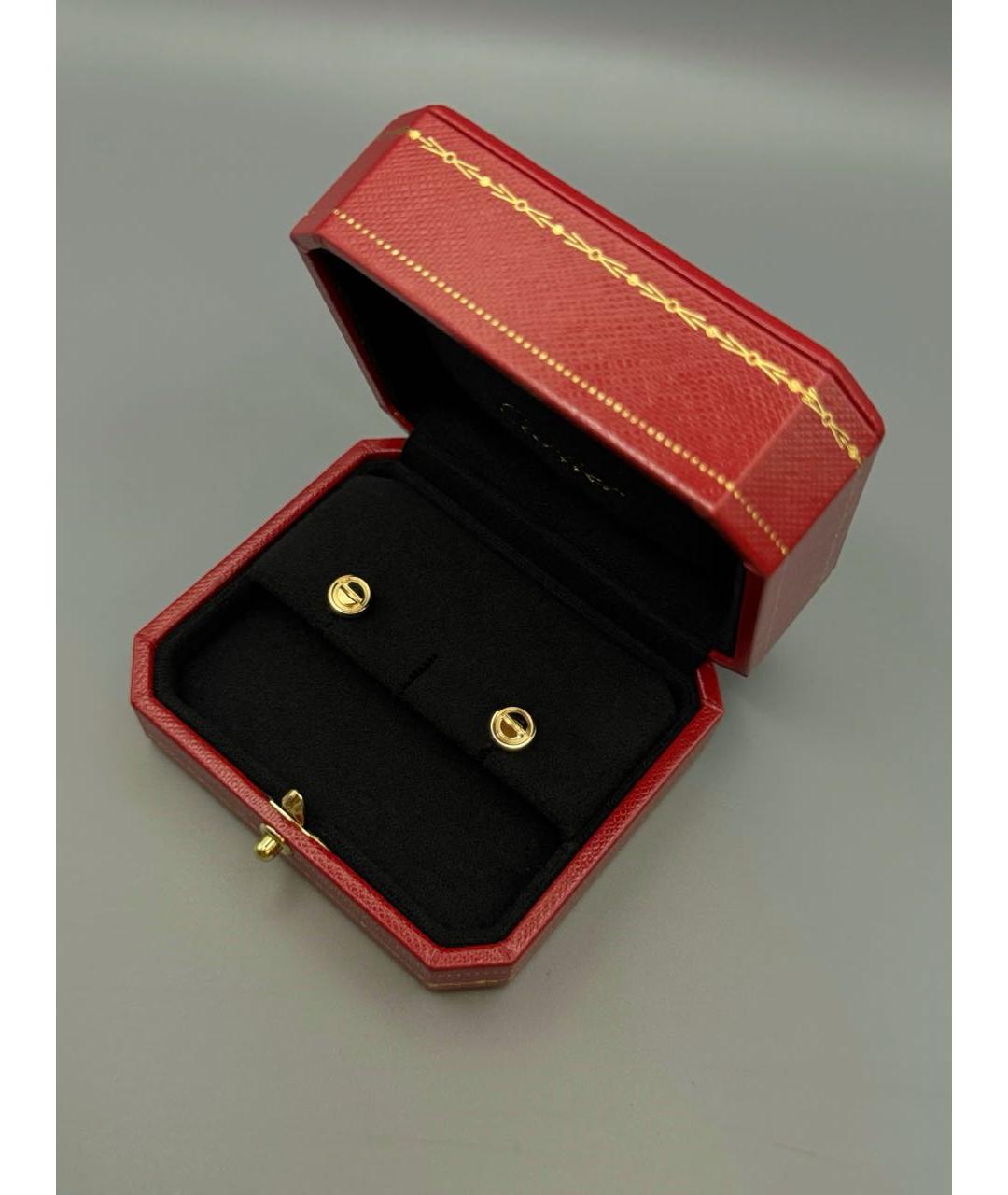 CARTIER Золотые серьги из желтого золота, фото 4