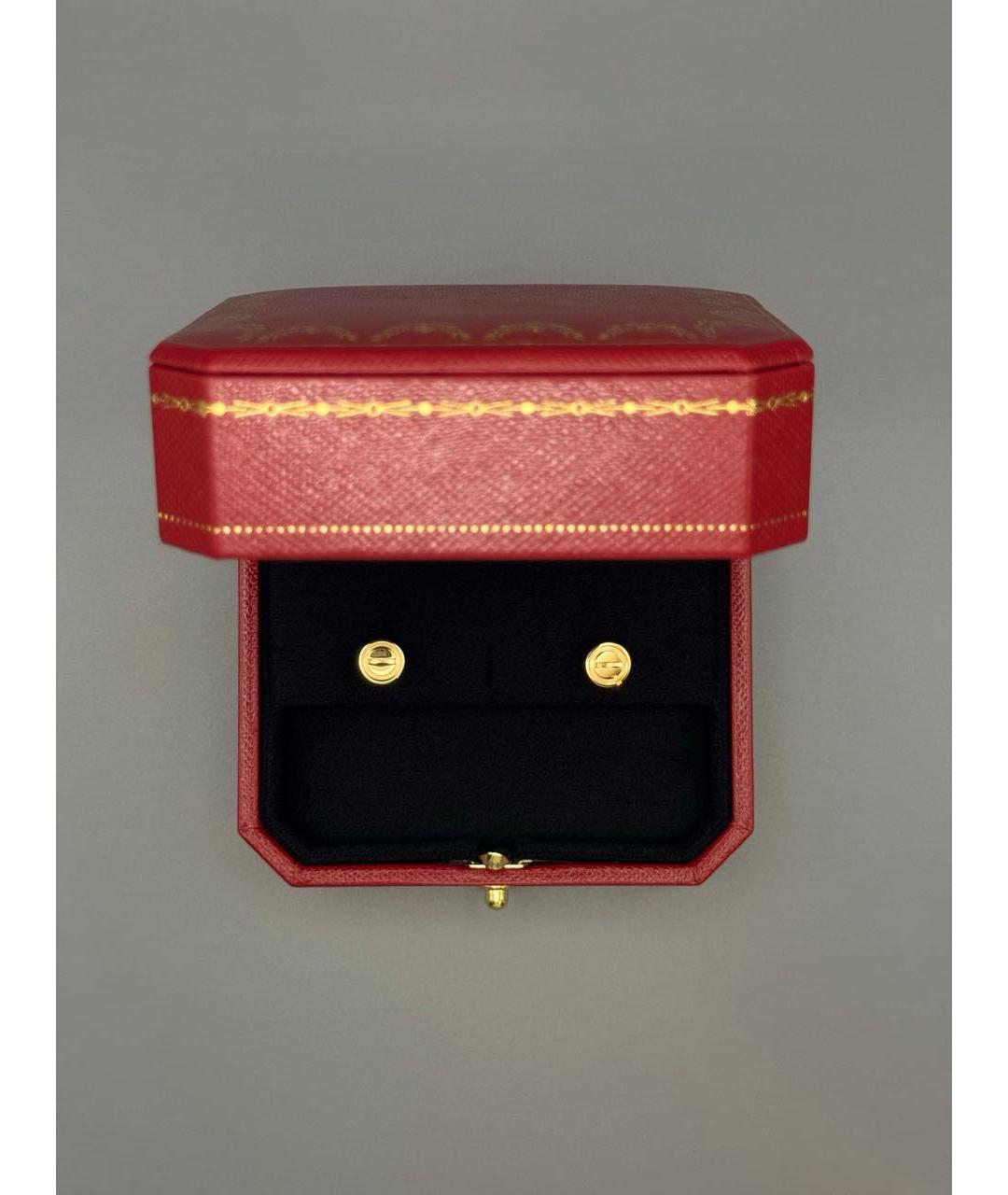 CARTIER Золотые серьги из желтого золота, фото 2