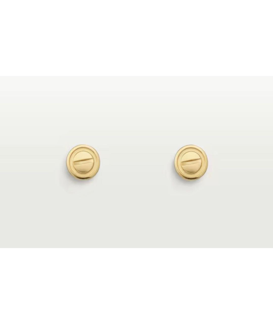 CARTIER Золотые серьги из желтого золота, фото 9