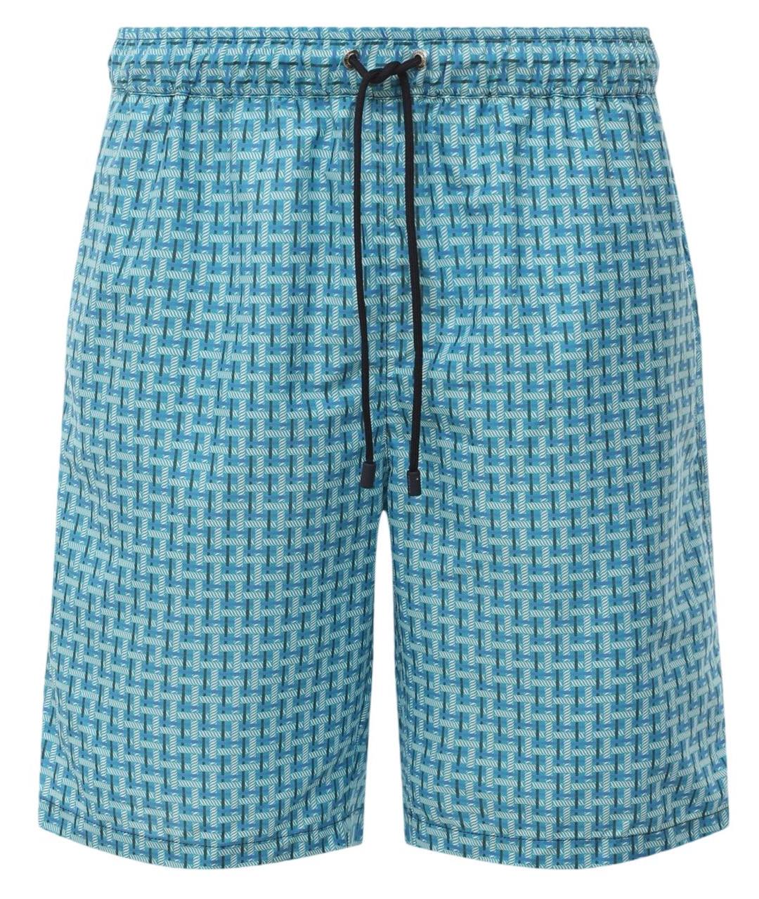 ZILLI Бирюзовые шорты, фото 9