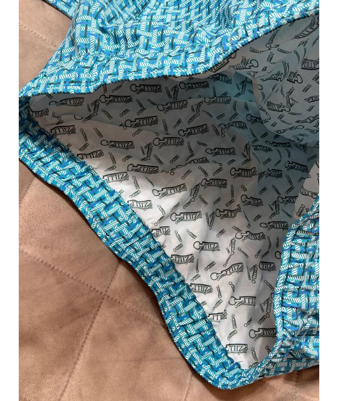 ZILLI Бирюзовые шорты, фото 5