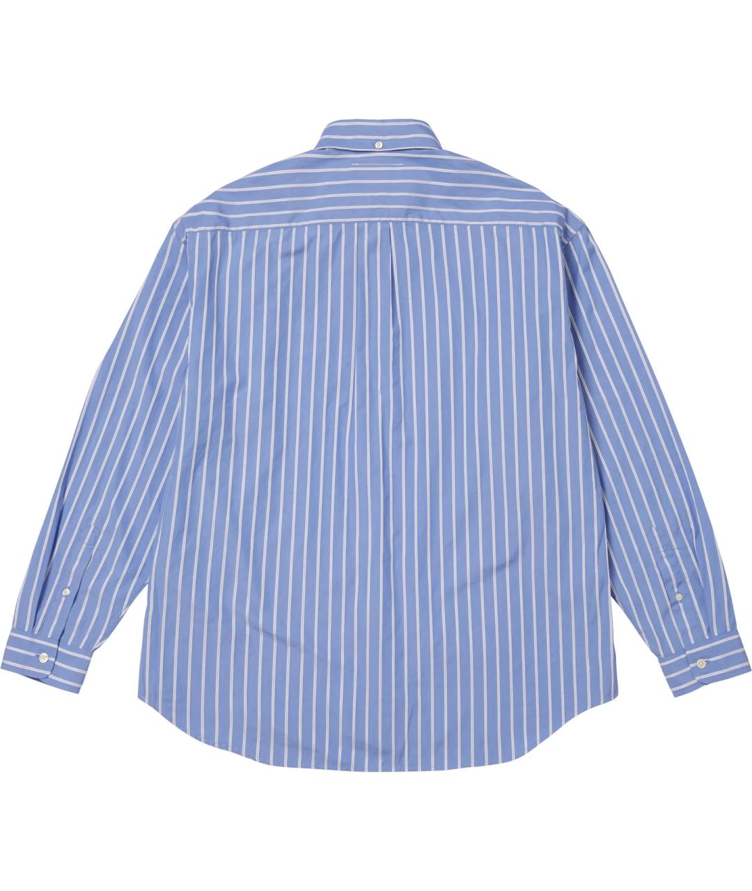 SUPREME Синяя хлопковая рубашка, фото 2