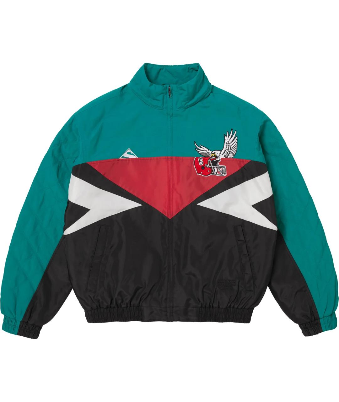 SUPREME Черная синтетическая куртка, фото 2