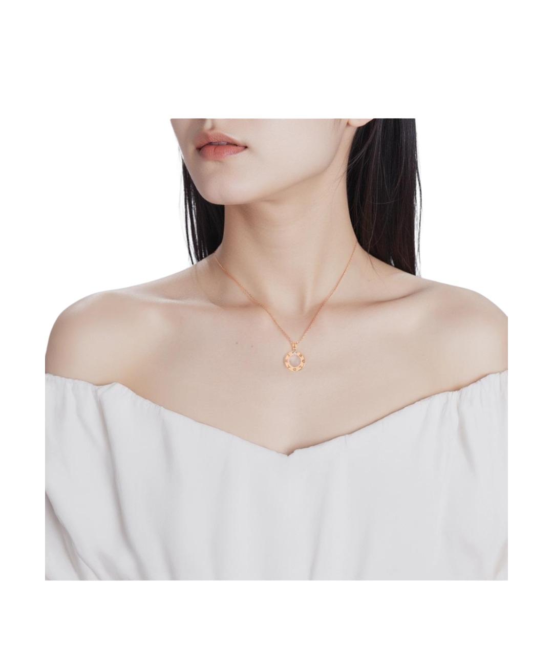 BVLGARI Золотое колье из розового золота, фото 4