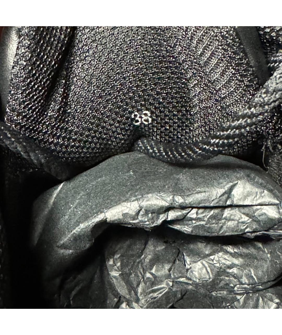 RAF SIMONS Черные текстильные низкие кроссовки / кеды, фото 6