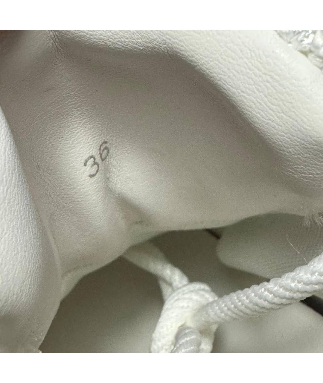 RAF SIMONS Бежевые текстильные кроссовки, фото 6