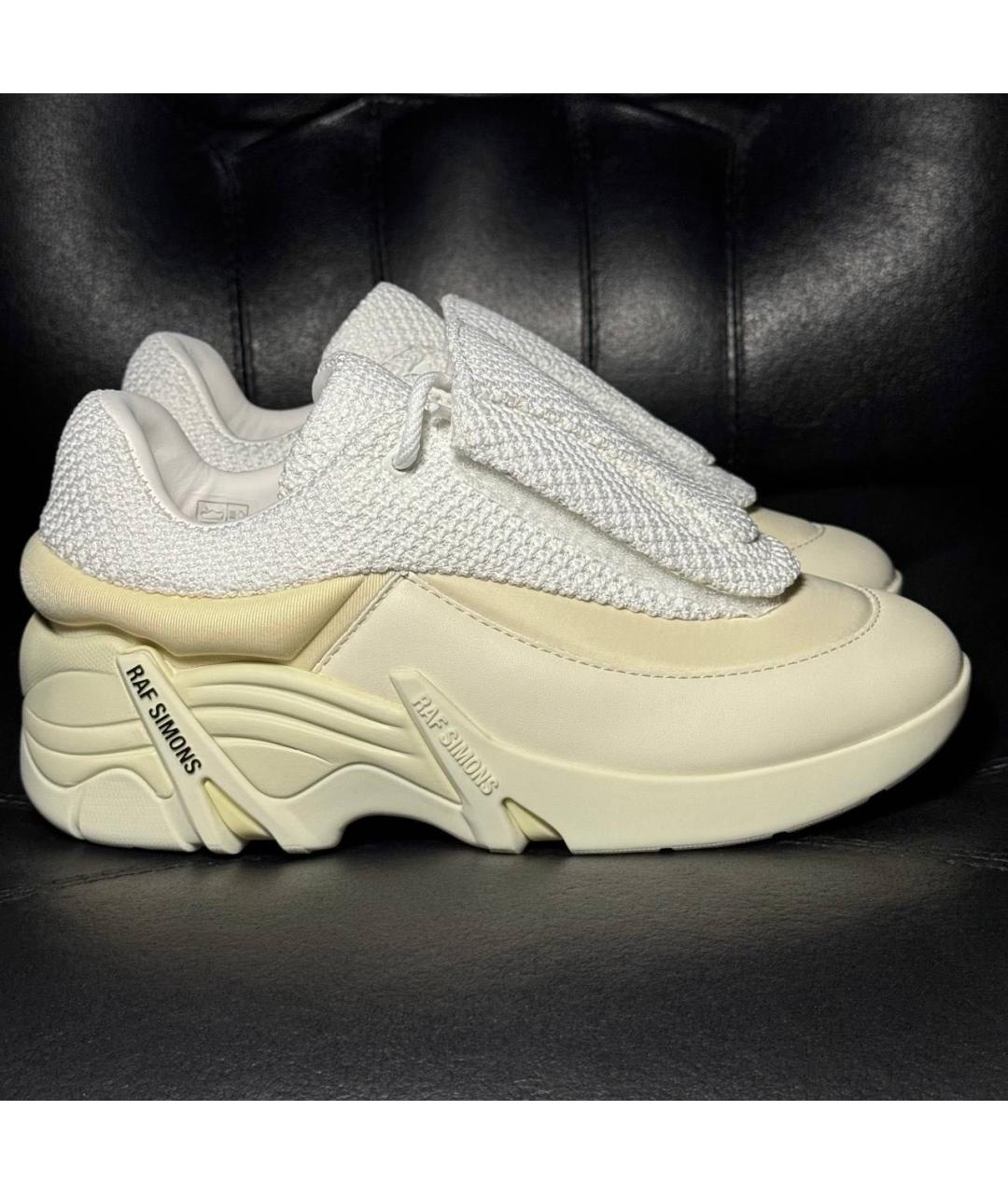 RAF SIMONS Бежевые текстильные кроссовки, фото 9