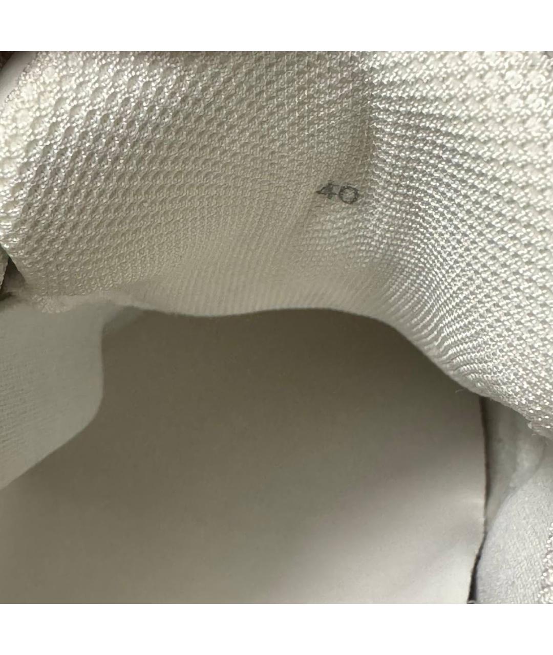 ADIDAS X RAF SIMONS Бежевые текстильные низкие кроссовки / кеды, фото 6