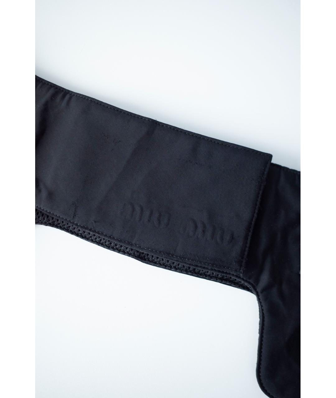 MIU MIU Черная поясная сумка, фото 2