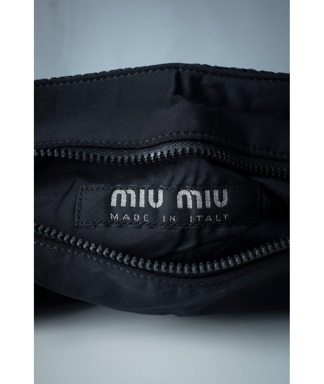 MIU MIU Черная поясная сумка, фото 7