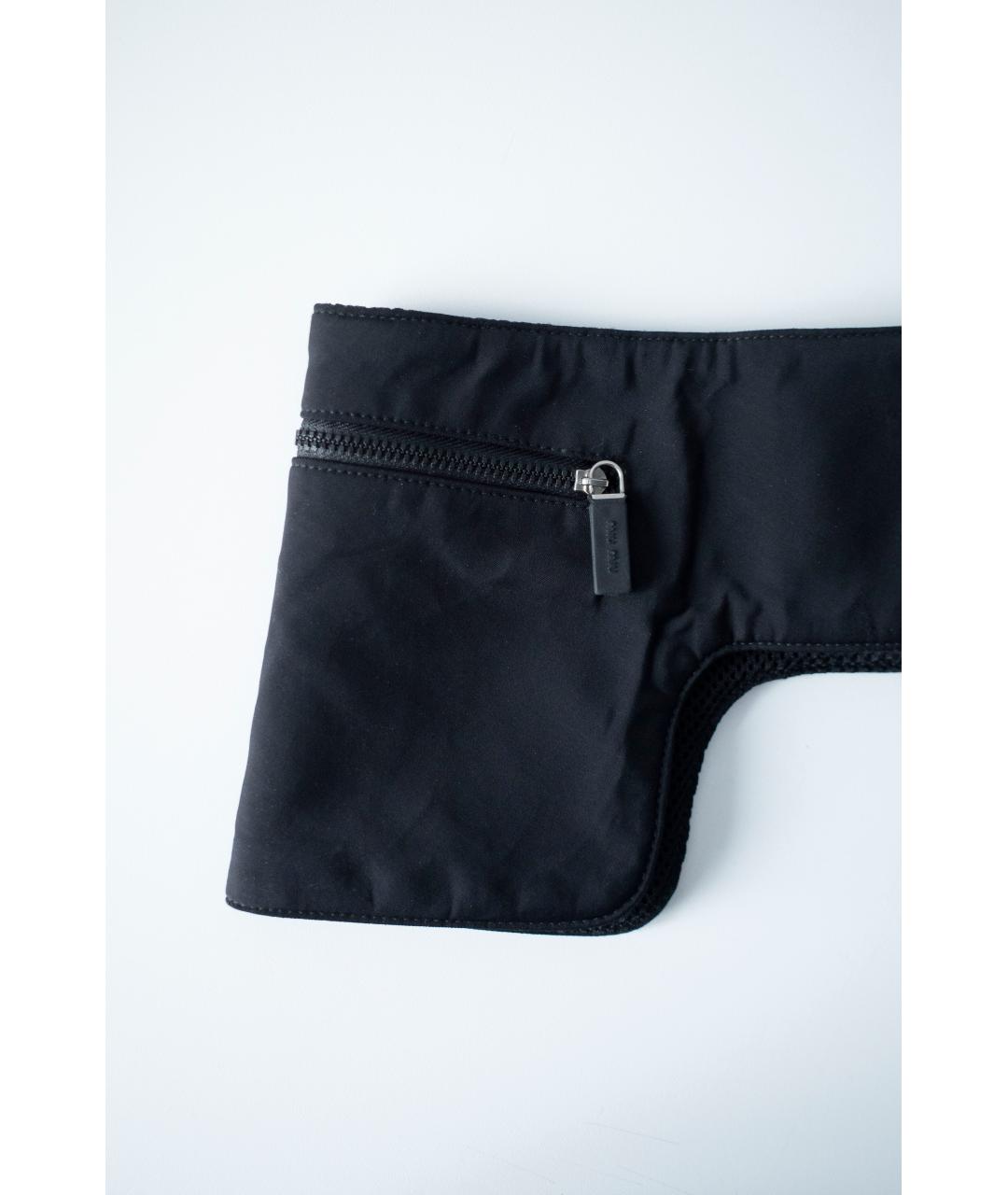 MIU MIU Черная поясная сумка, фото 3