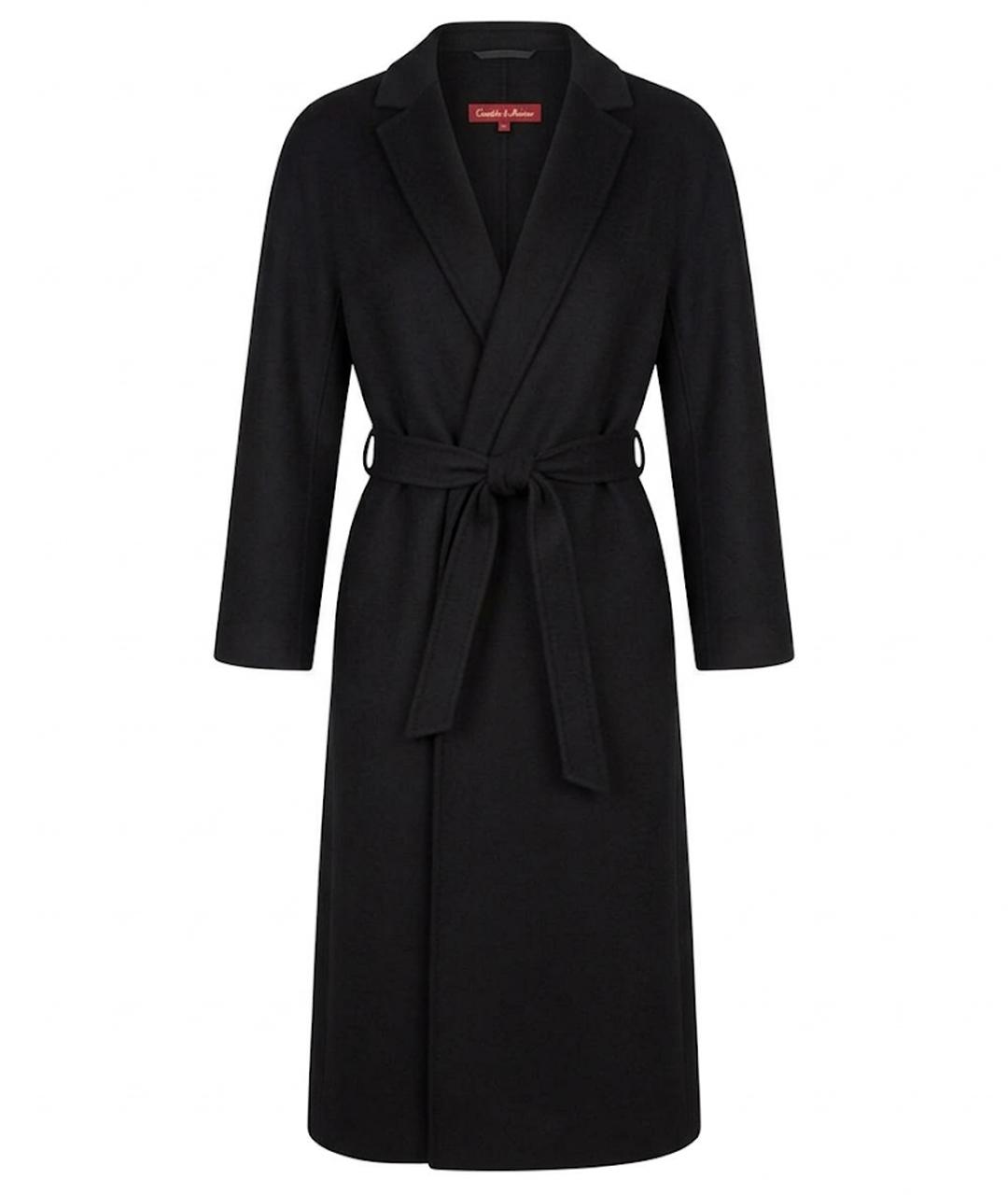 'S MAX MARA Черное шерстяное пальто, фото 1