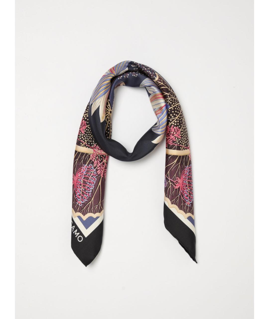 FERRAGAMO Мульти шелковый платок, фото 5
