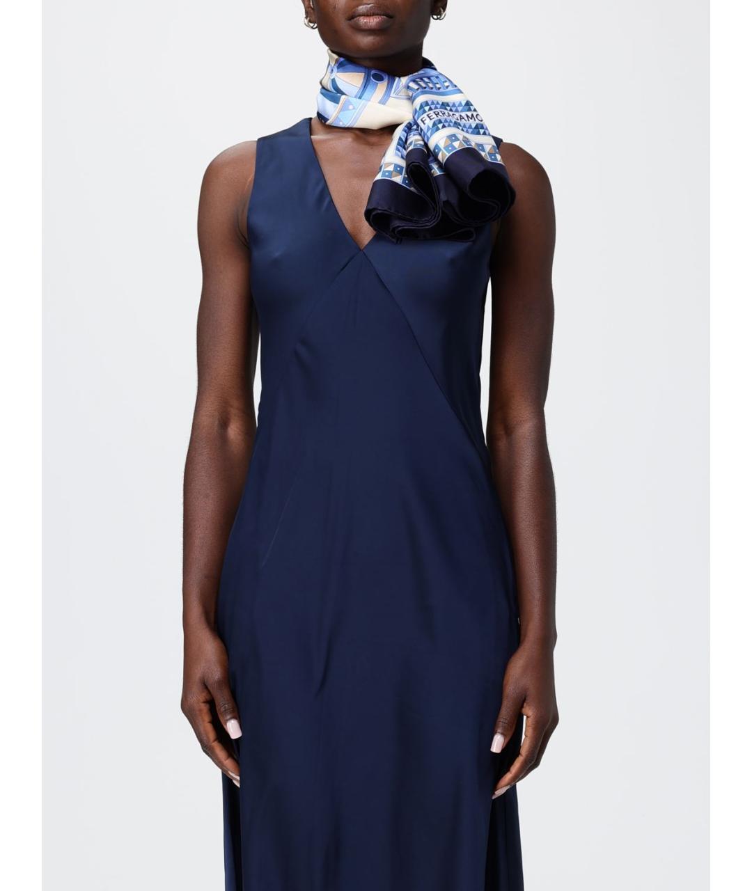 FERRAGAMO Мульти шелковый платок, фото 2