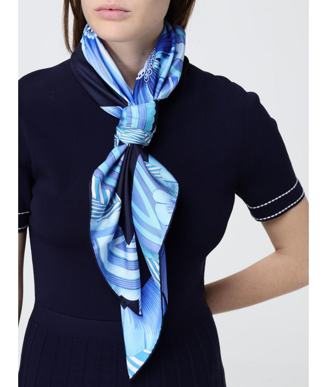 FERRAGAMO Мульти шелковый платок, фото 4