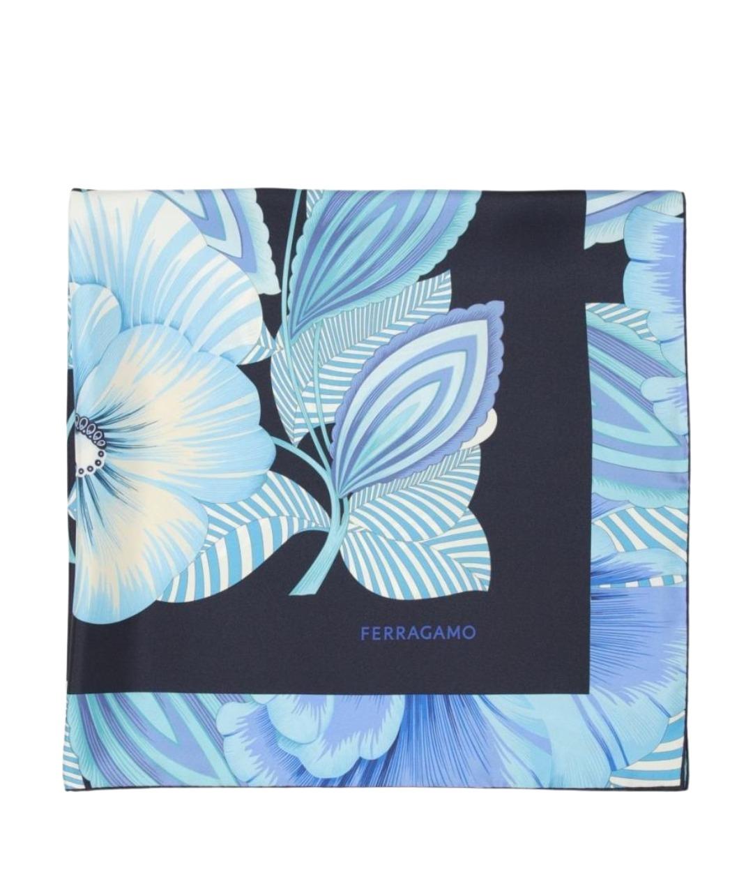 FERRAGAMO Мульти шелковый платок, фото 1
