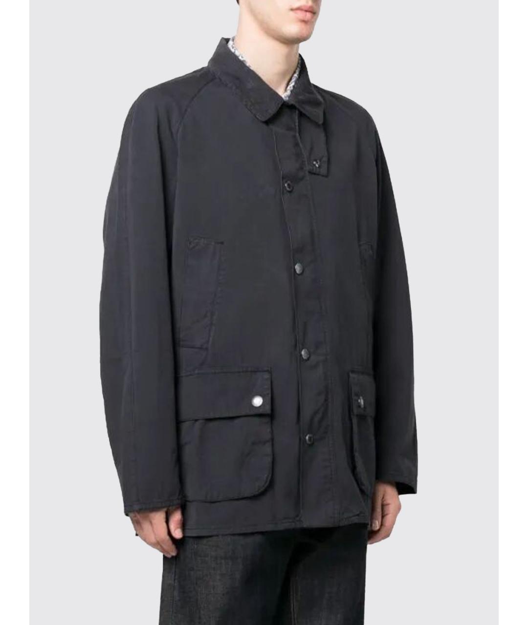 BARBOUR Темно-синяя хлопковая куртка, фото 3