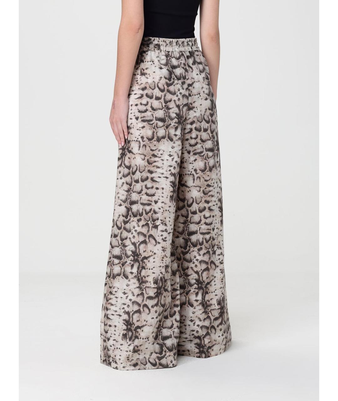 PINKO Мульти хлопковые брюки широкие, фото 2