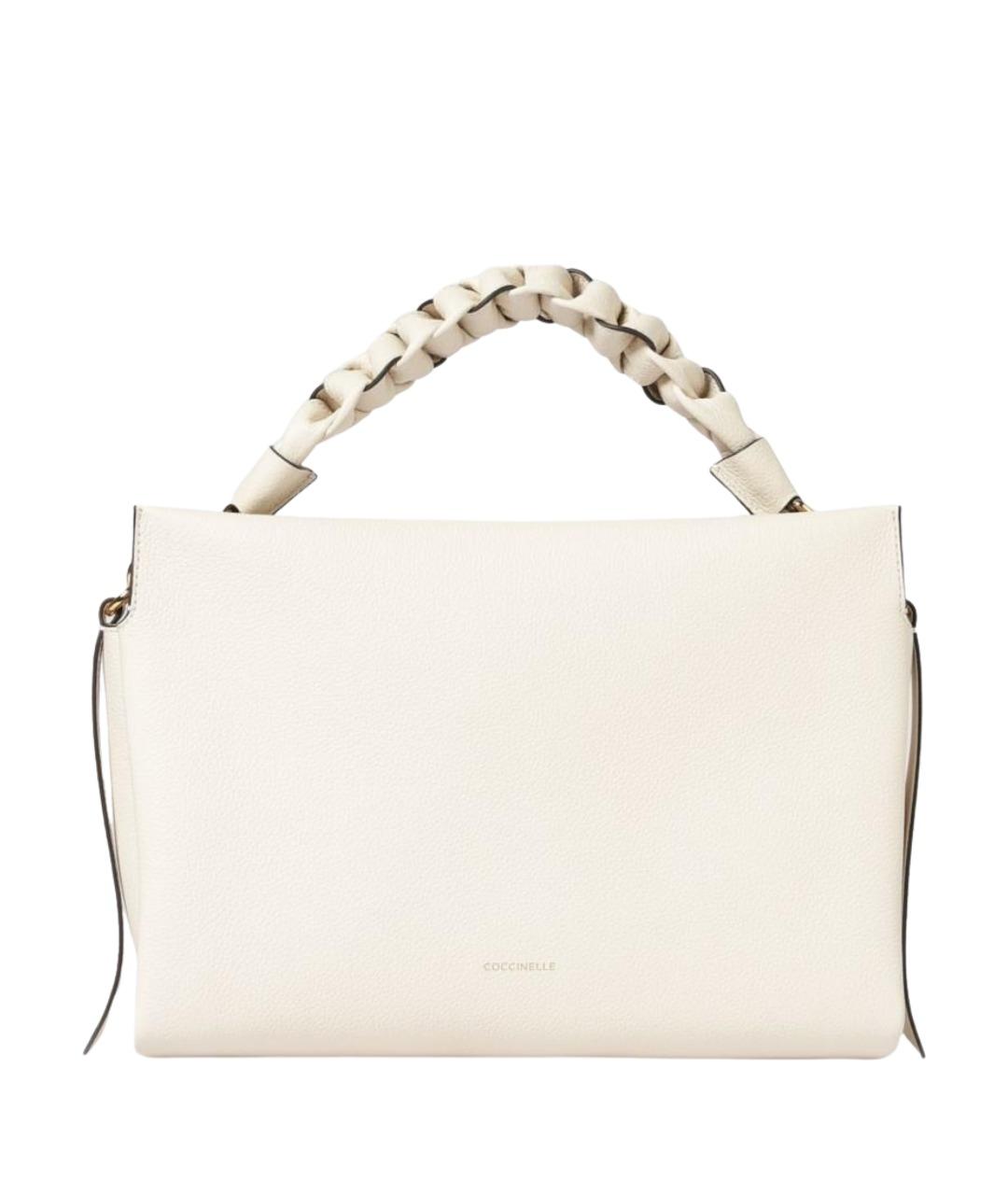 COCCINELLE Белая кожаная сумка через плечо, фото 1