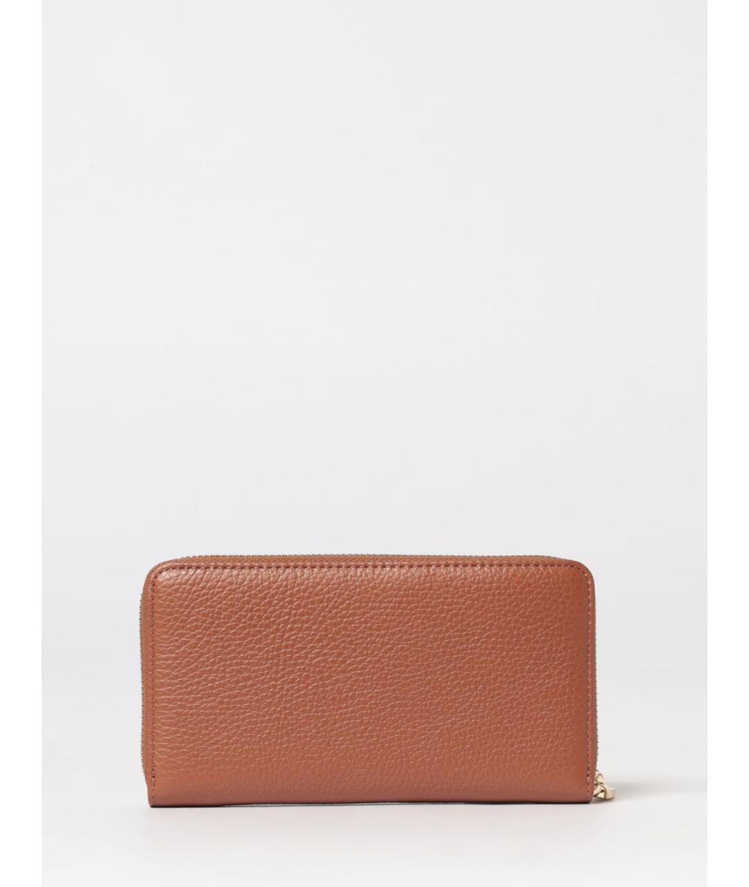 COCCINELLE Коричневый кожаный кошелек, фото 3