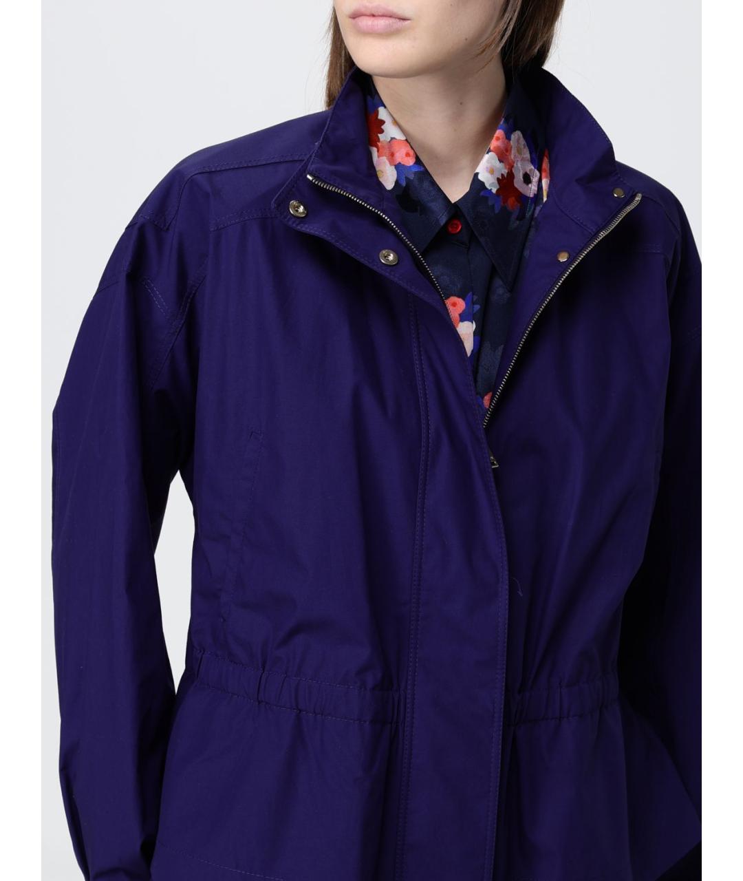 FENDI Синяя хлопковая парка, фото 5