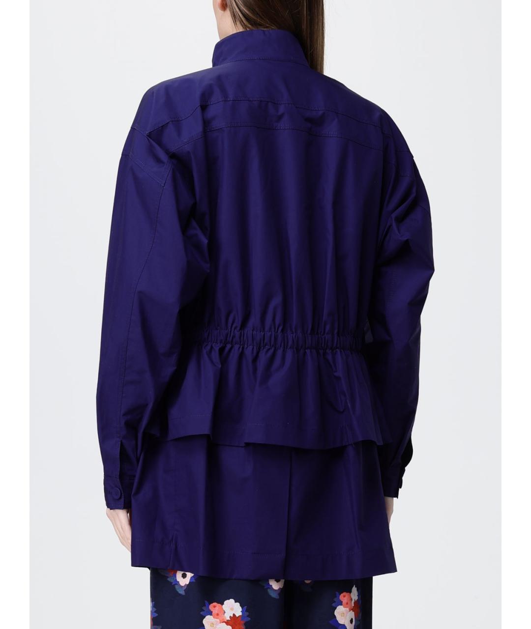 FENDI Синяя хлопковая парка, фото 3