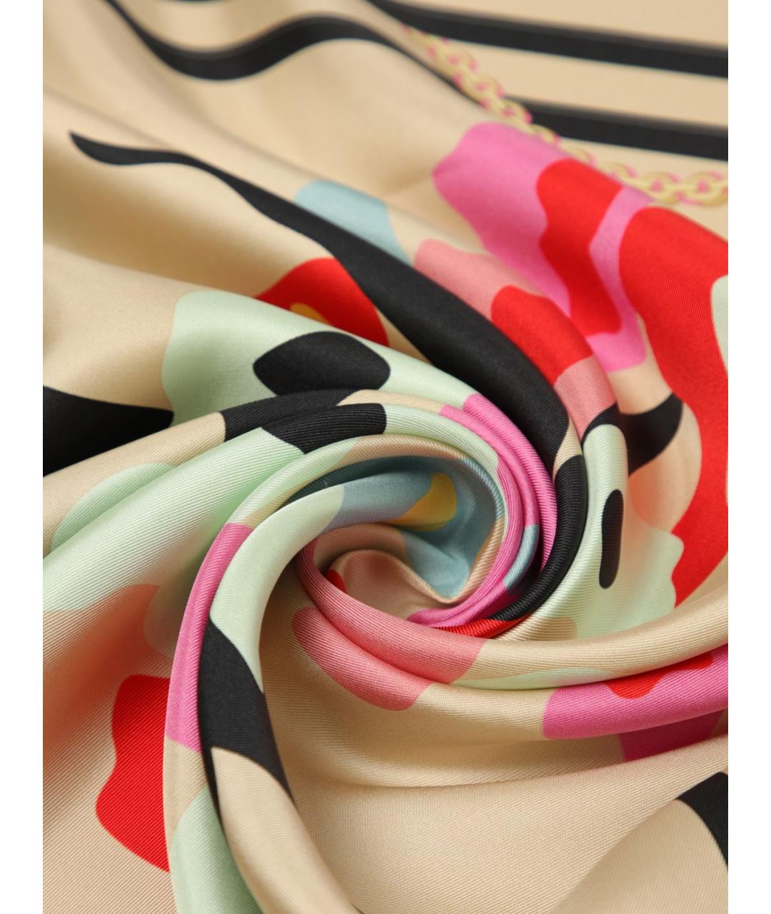 FENDI Мульти шелковый платок, фото 3