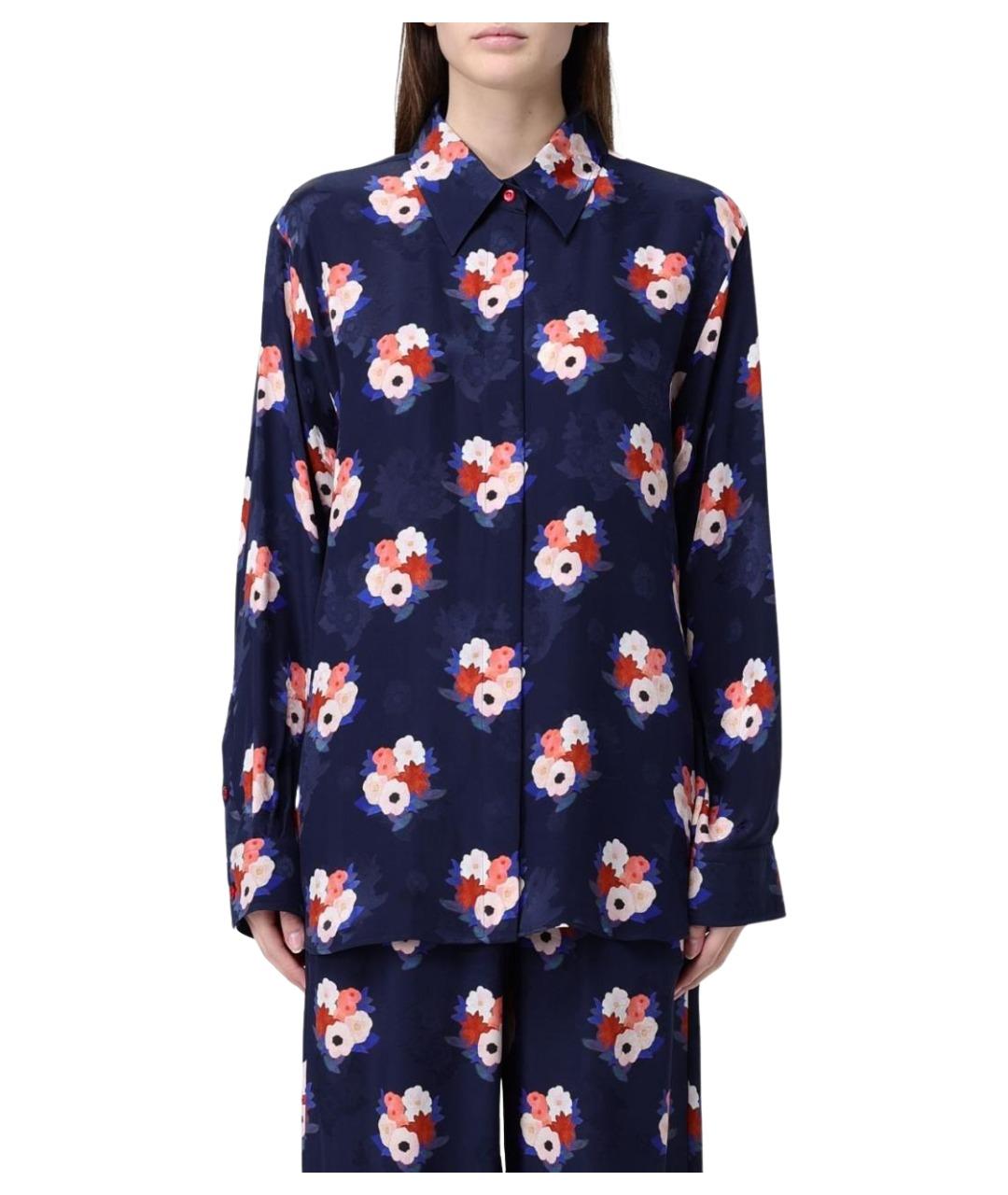 FENDI Мульти шелковая рубашка, фото 1