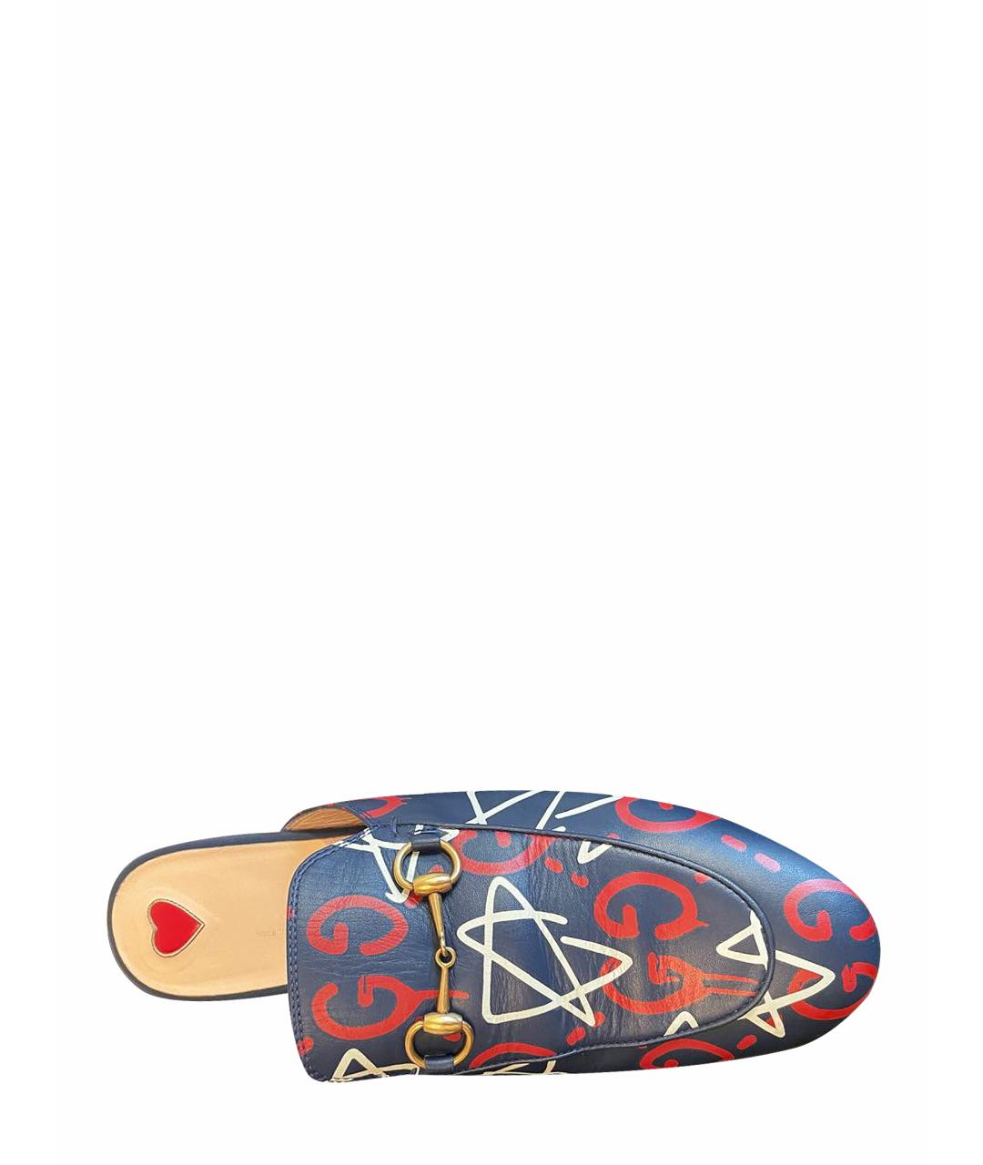 GUCCI Мульти кожаные мюли, фото 1