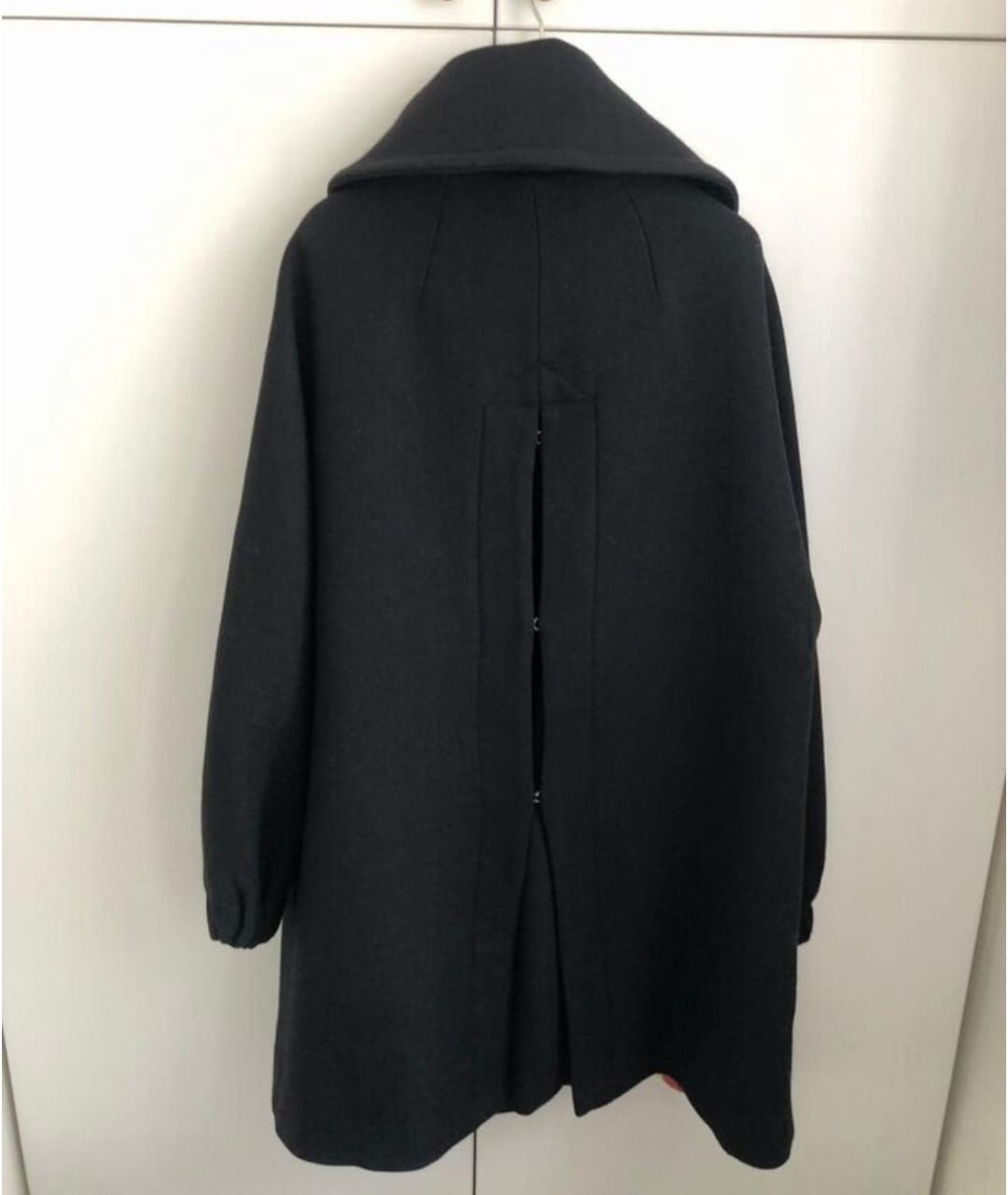 PAUL SMITH Черное шерстяное пальто, фото 2