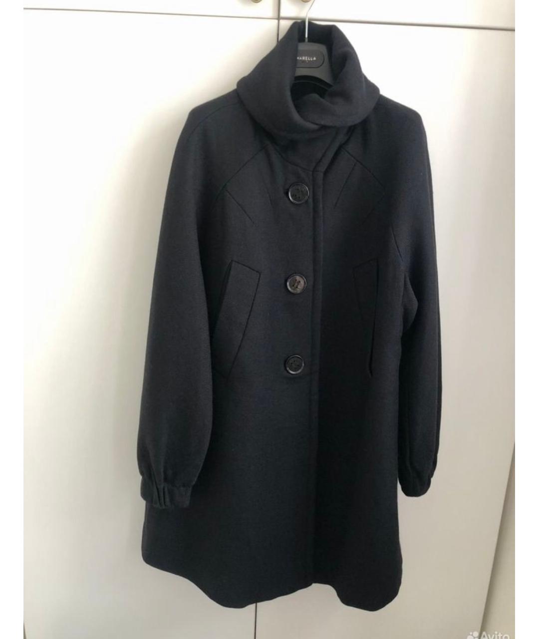 PAUL SMITH Черное шерстяное пальто, фото 7