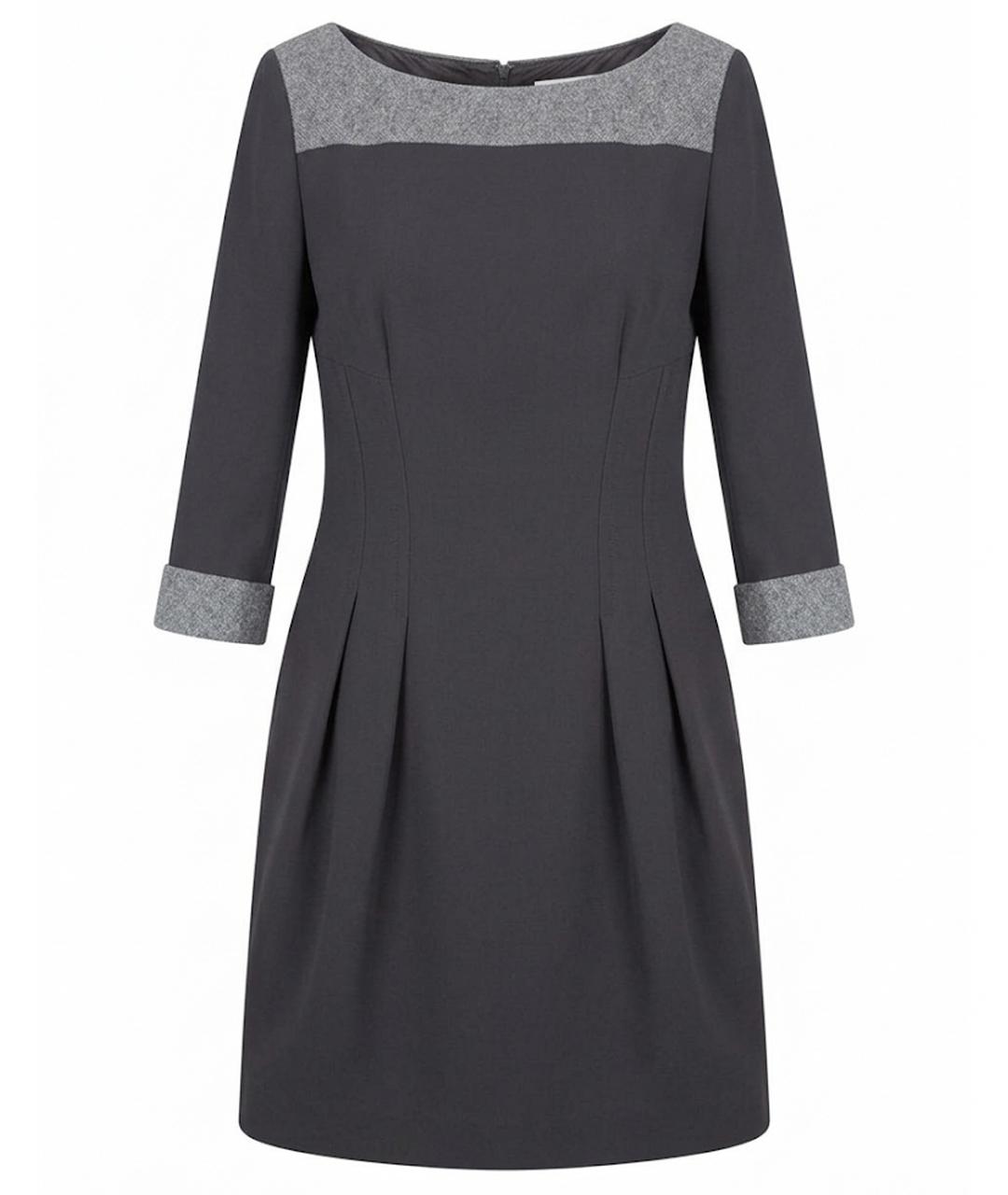 SPORTMAX Серое полиамидовое повседневное платье, фото 1