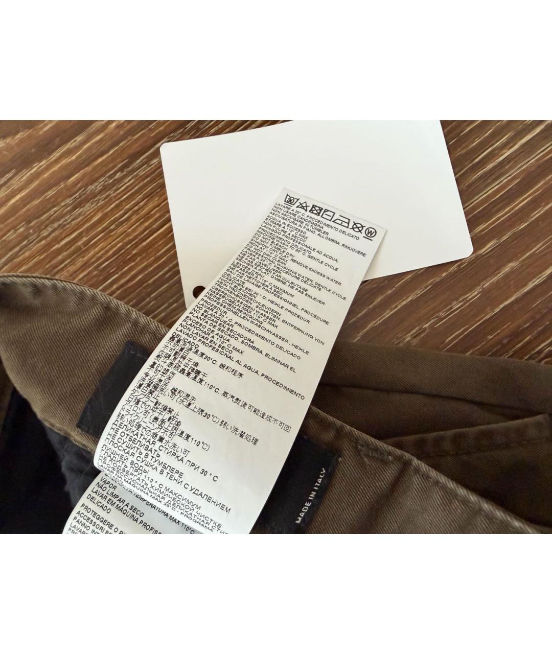 DSQUARED2 Коричневые хлопковые шорты, фото 6